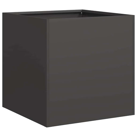 Vidaxl plantenbak 40x40x40 cm koudgewalst staal zwart