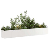 Vidaxl plantenbak 280x40x40 cm roestvrij staal