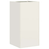 Vidaxl plantenbak 40x40x80 cm koudgewalst staal wit