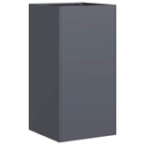 Vidaxl plantenbak 40x40x80 cm koudgewalst staal antracietkleurig