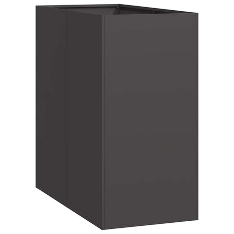 Vidaxl plantenbak 40x80x80 cm staal zwart