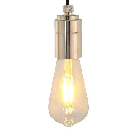 Vidaxl lamphouders 2 st nikkel satijn e27