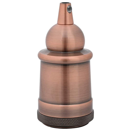 Vidaxl lamphouders 2 st rood brons e27