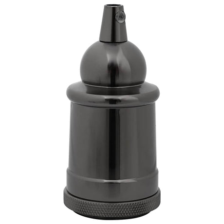 Vidaxl lamphouders 2 st glanzend zwart e27