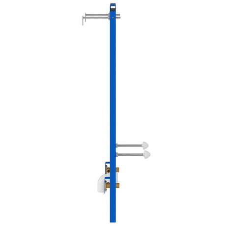 Vidaxl badkamer muursteun blauw 50 x 3 x 112 cm