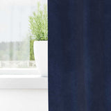 Vidaxl verduisterende gordijnen 2 pcs donkerblauw 140 x 225 cm fluweel