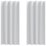 Vidaxl zwart-out gordijnen met ringen 2 pcs bleekgrijs 225 x 140 cm