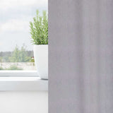 Vidaxl zwart-out gordijnen met ringen 2 pcs metaalgrijs 260 x 140 cm