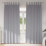 Vidaxl zwart-out gordijnen met ringen 2 pcs lichtgrijs 225 x 140 cm