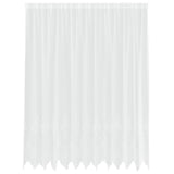 Vidaxl kantgordijn met gordijnen bloemen wit 200 x 300 cm polyester