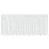 Vidaxl kantgordijn met gordijnen bloemen wit 200 x 900 cm polyester