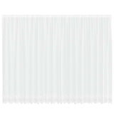 Vidaxl kantgordijn met gordijnen bloemen wit 245 x 500 cm polyester