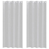 Vidaxl voile gordijn 2 pcs lichtgrijs 245 x 140 cm polyester