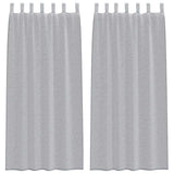 Vidaxl voile gordijn 2 pcs donkergrijs 245 x 140 cm polyester
