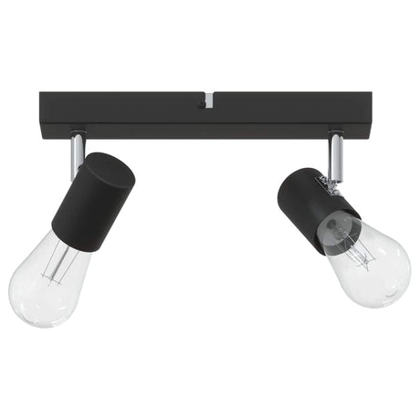 Vidaxl plafondspot met schijnwerpers zwart 26 x 6,5 x 11,5 cm metaal