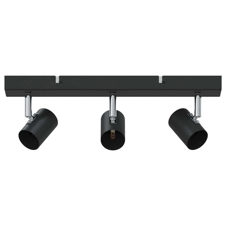 Vidaxl plafondspot met schijnwerpers zwart 38 x 6,5 x 11,5 cm metaal