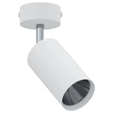 Vidaxl plafondspot met schijnwerpers wit 6 x 6 x 16 cm metaal