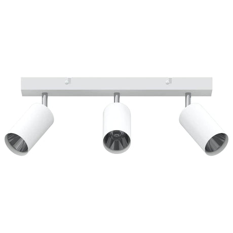 Vidaxl plafondspot met schijnwerpers wit 38 x 6 x 16 cm metaal