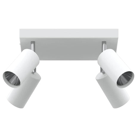 Vidaxl plafondspot met schijnwerpers wit 26 x 26 x 16 cm metaal