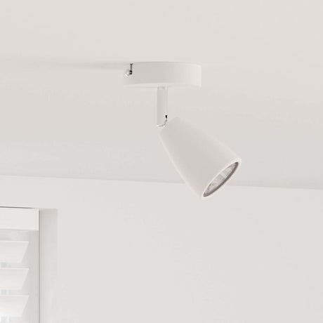 Vidaxl plafondspot met schijnwerpers wit 25.5 x 8 x 16 cm metaal