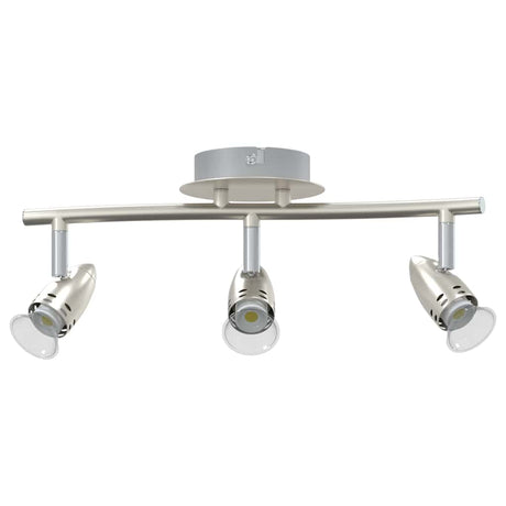 Vidaxl plafondspot met schijnwerpers nikkel 36,5 x 10 x 12,5 cm metaal