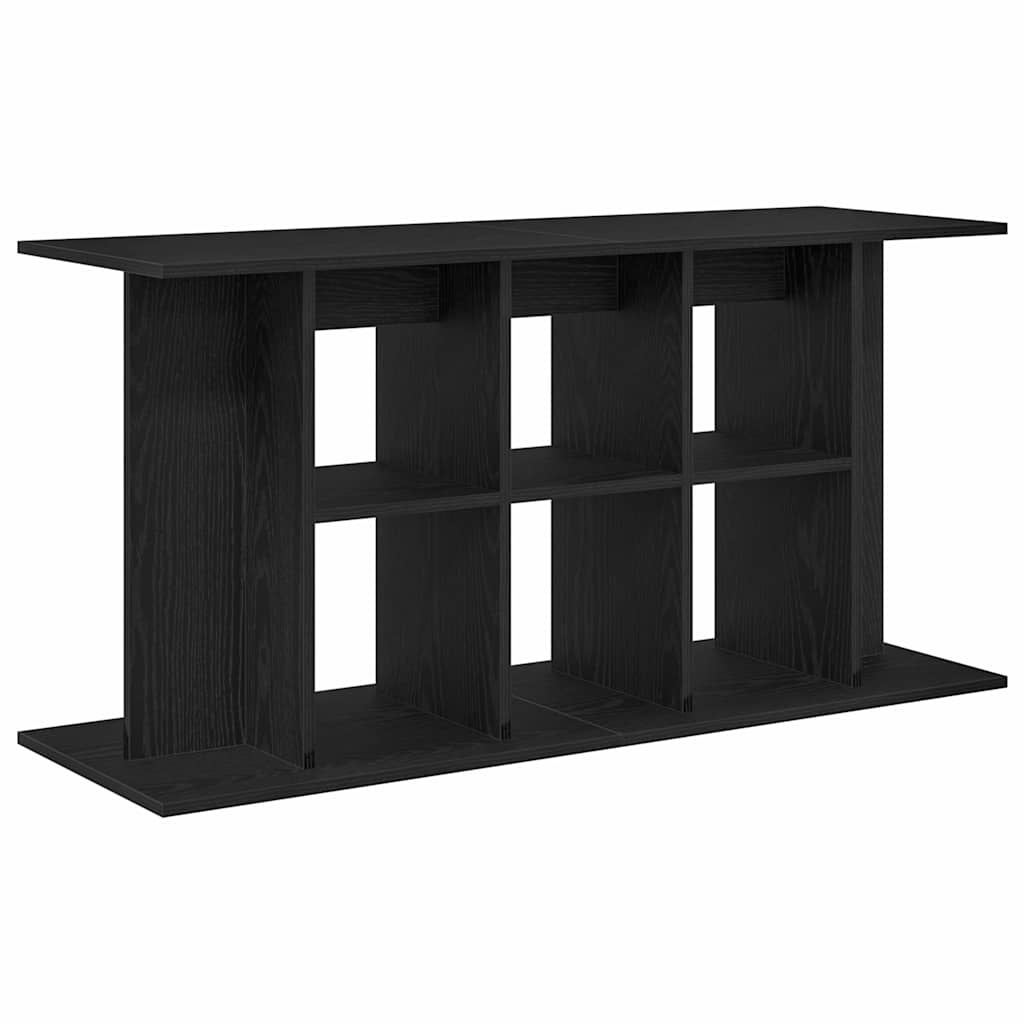 Vidaxl aquariumstandaard zwart eiken 120x40x60 cm bewerkt hout