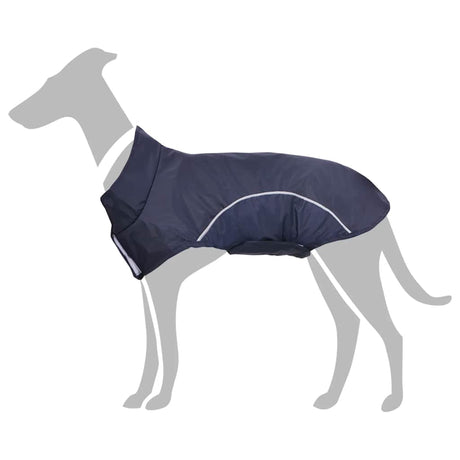 Vidaxl hondenregenjas met reflecterende strips polyester blauw xxs