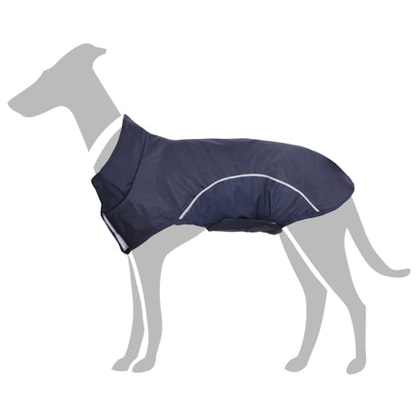 Vidaxl hondenregenjas met reflecterende strips polyester blauw xs