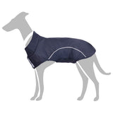 Vidaxl hondenregenjas met reflecterende strips polyester blauw xl