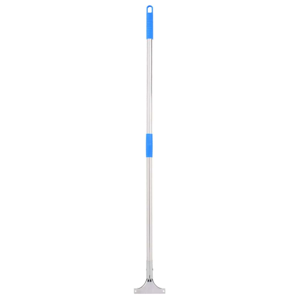 Vidaxl vloerwisser 45x122,5 cm staal en rubber