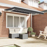 Vidaxl vervangingsdoek voor zonnescherm antraciet 235 x 195 cm