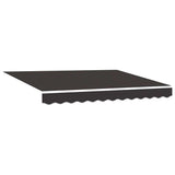 Vidaxl vervangingsdoek voor zonnescherm antraciet 235 x 195 cm