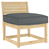 Vidaxl kussen antraciet 60 x 60 x 12 cm oxford stof