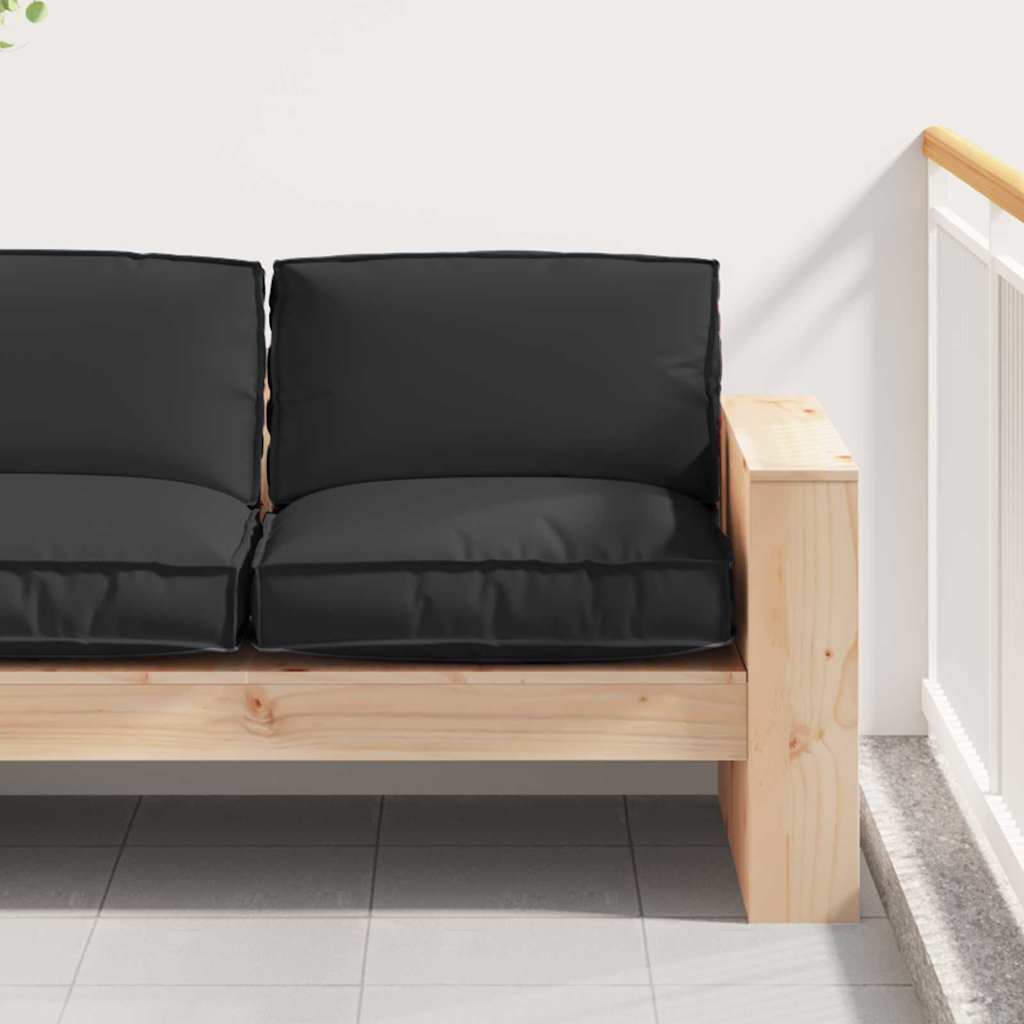 Vidaxl kussen zwart 80 x 80 x 12 cm oxford stof