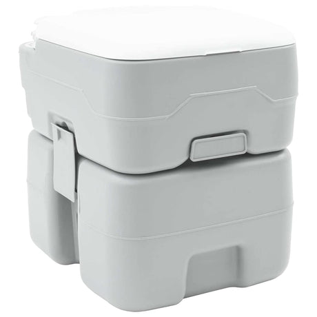 Vidaxl camping toilet grijs 41,5 x 36,5 x 42 cm