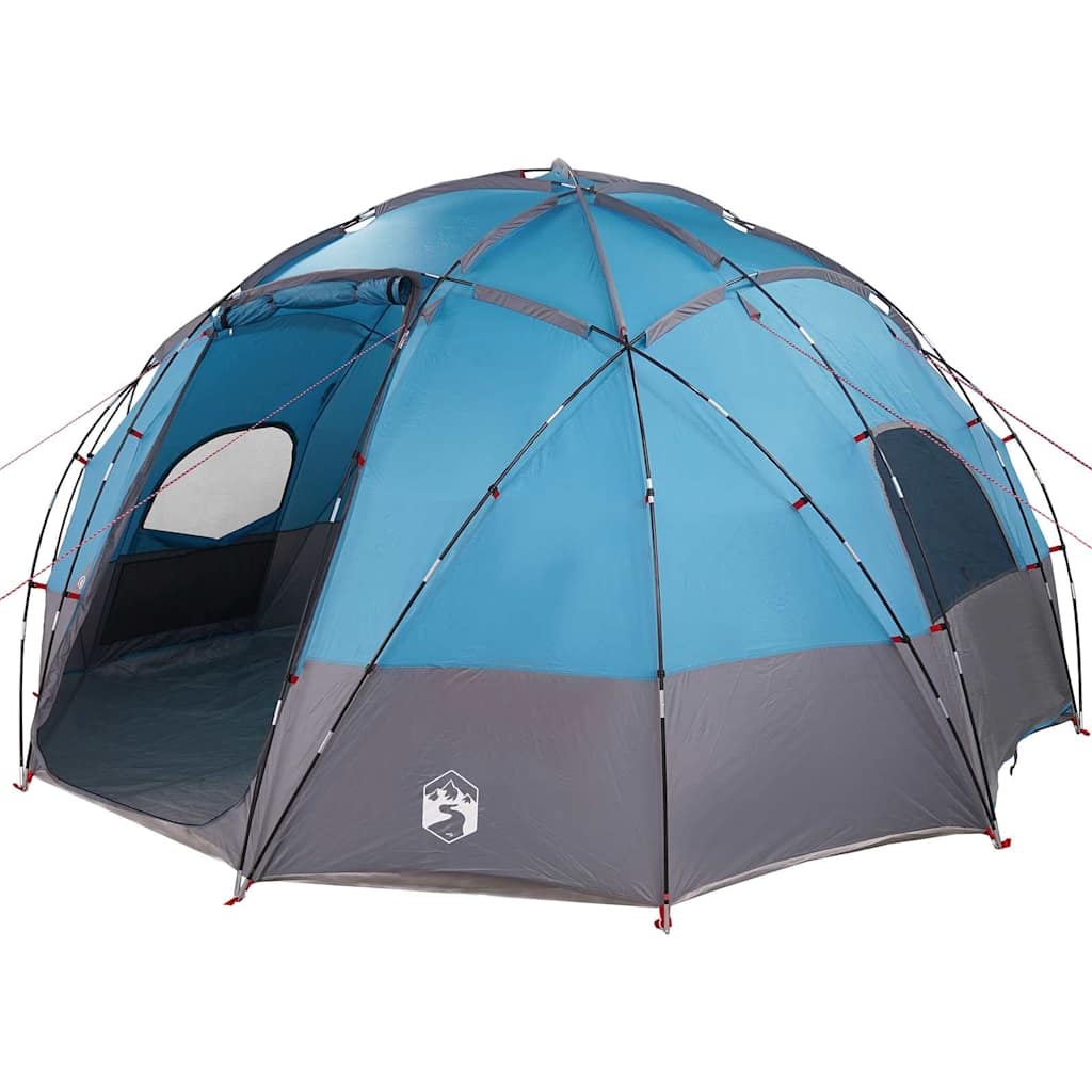 Vidaxl camping tent met dak blauw 475 x 475 x 235 cm polyester