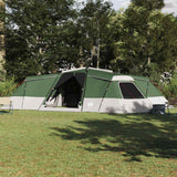 Vidaxl gezinstent met dak met opslag groen 833 x 585 x 216 cm taft