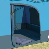 Vidaxl binnentent met dak met opslag blauw 290 x 288 x 234 cm taft