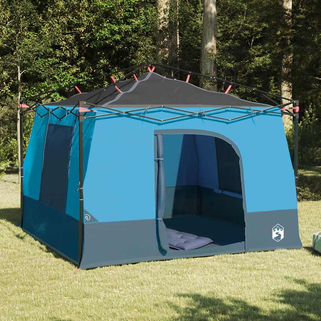 Vidaxl binnentent met dak met opslag blauw 290 x 288 x 234 cm taft
