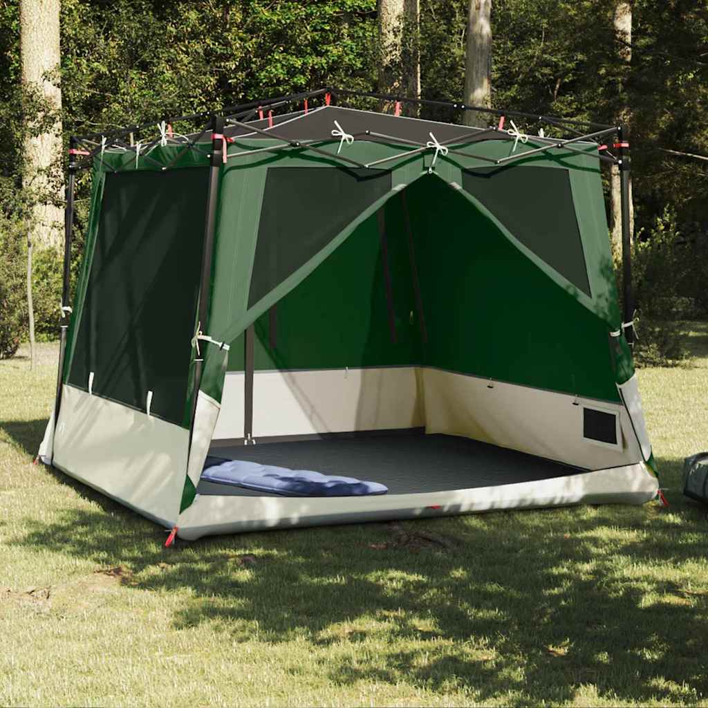 Vidaxl binnentent met dak met opslag groen 291 x 291 x 240 cm taft