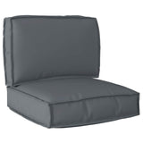 Vidaxl pallet kussen set 2 pcs antraciet oxford stof