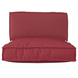 Vidaxl pallet kussen set 2 pcs grijs oxford stof