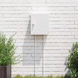 Vidaxl bedieningskast grijs 47 x 20 x 60 cm abs kunststof