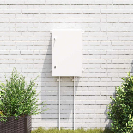 Vidaxl bedieningskast grijs 47 x 20 x 60 cm abs kunststof