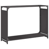 Vidaxl brandhoutrek 90x28x65 cm koudgewalst staal zwart