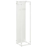 Vidaxl brandhoutrek 25x25x100 cm koudgewalst staal wit
