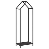 Vidaxl brandhoutrek 40x25x120 cm koudgewalst staal zwart