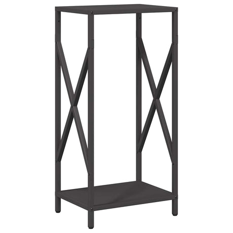 Vidaxl brandhoutrek 34x25x70 cm koudgewalst staal zwart