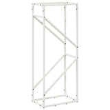 Vidaxl brandhoutrek 40x25x100 cm koudgewalst staal wit