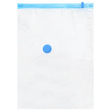 Vidaxl opslagzakken met opslag 10 pcs transparant en blauw 70 x 50 cm